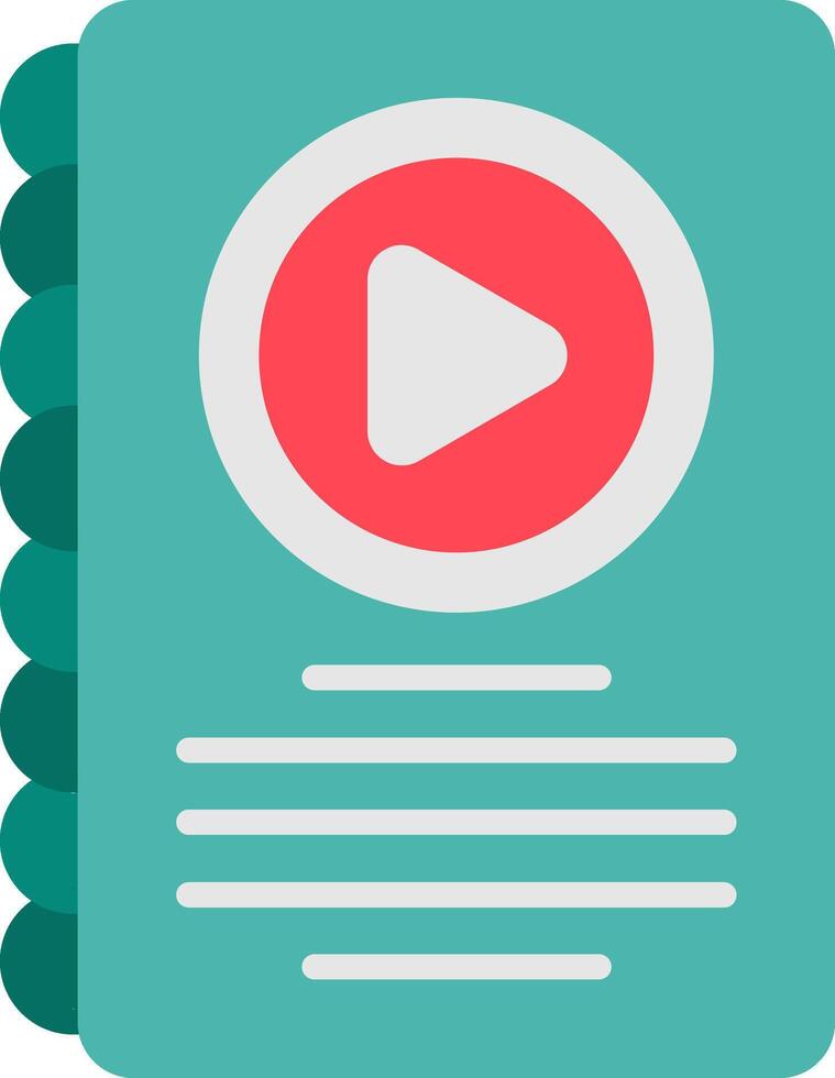 Catalog Flat Icon vector