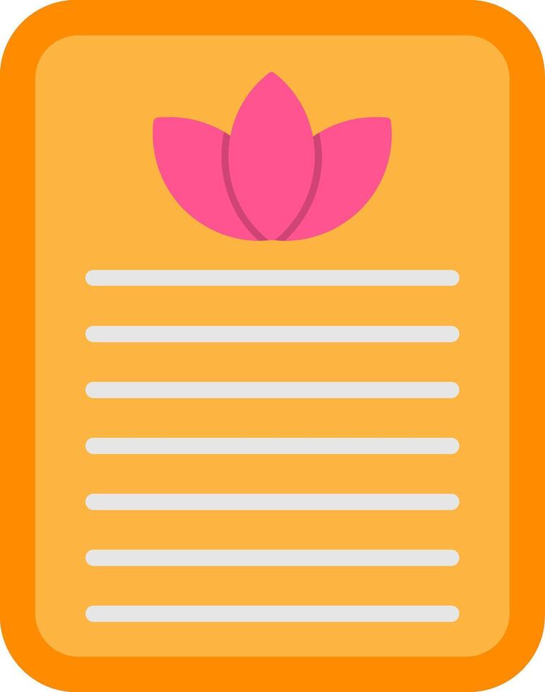Daily Specials Flat Icon vector