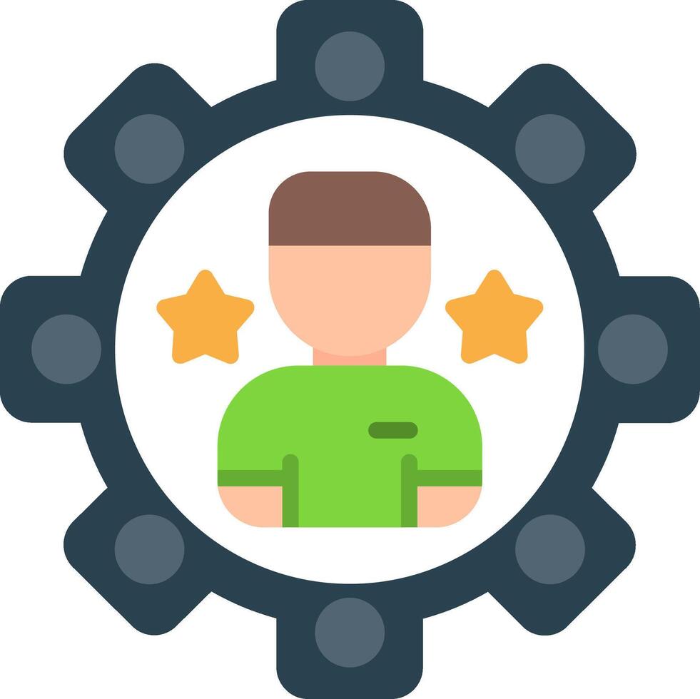 User Role Flat Icon vector