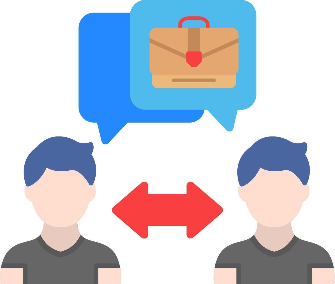 Counselling Flat Icon vector