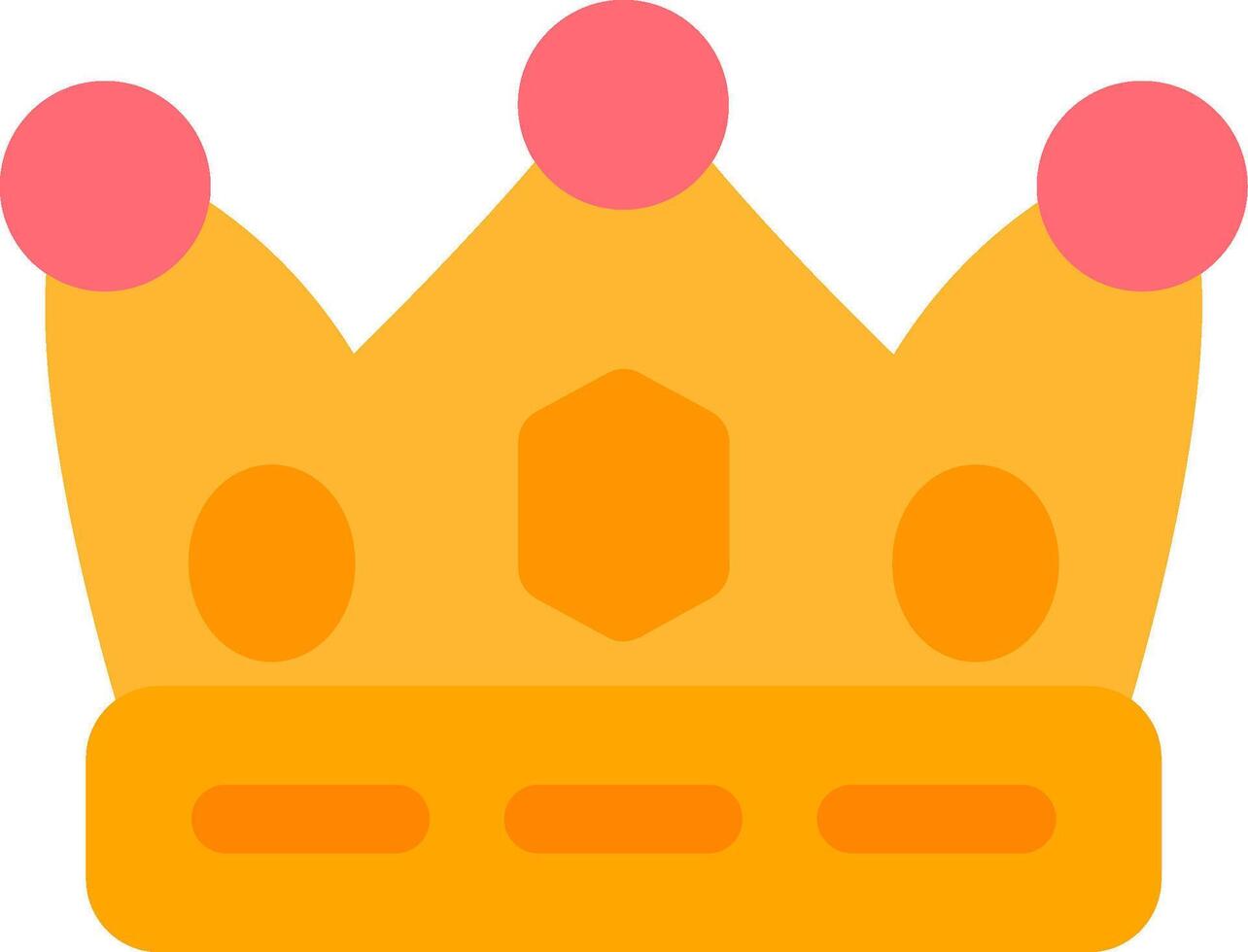 Crown Flat Icon vector