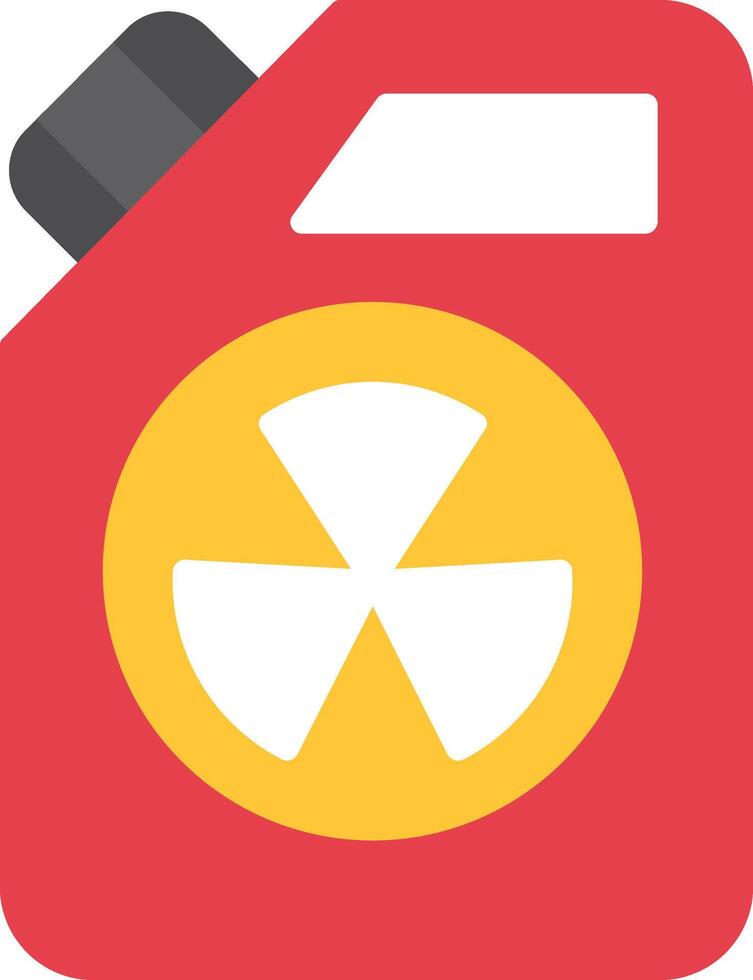 Nuclear Flat Icon vector
