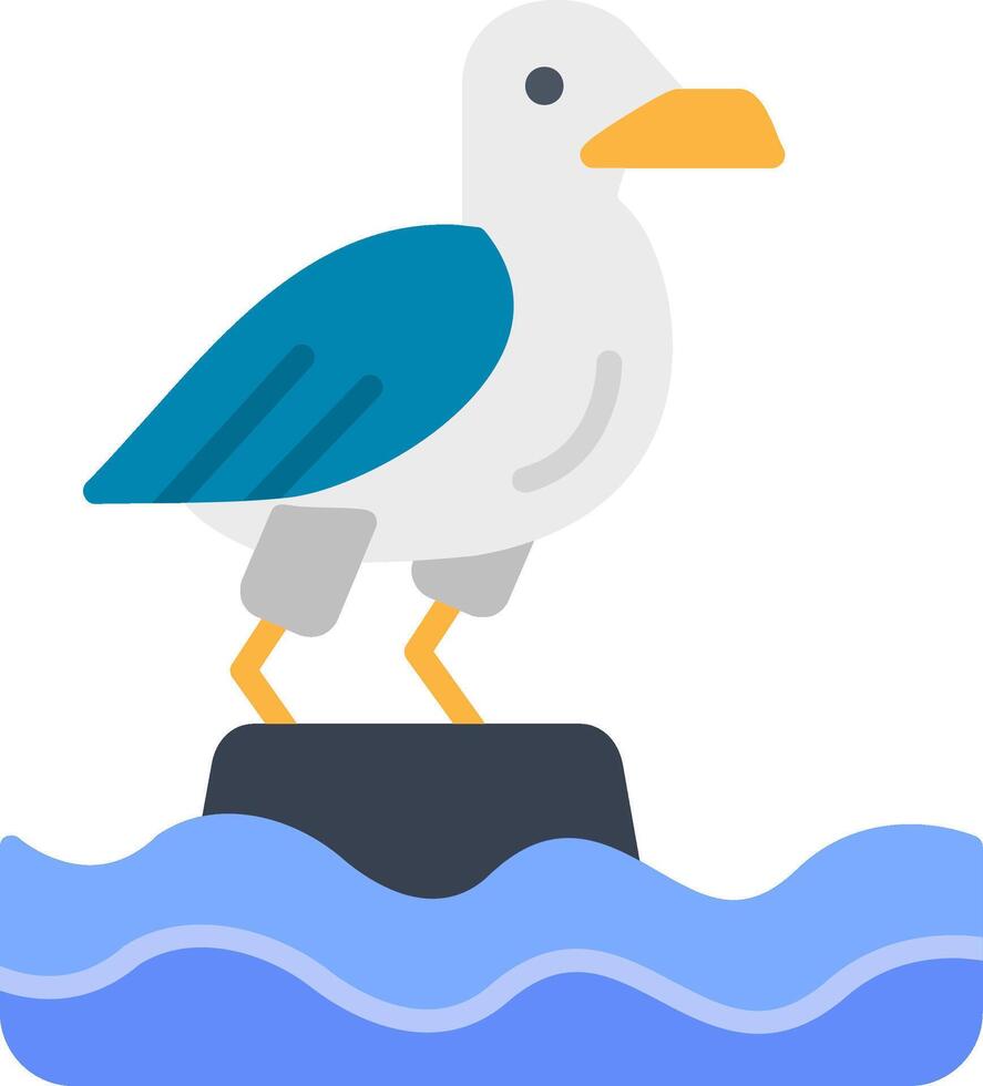 Pelican Flat Icon vector