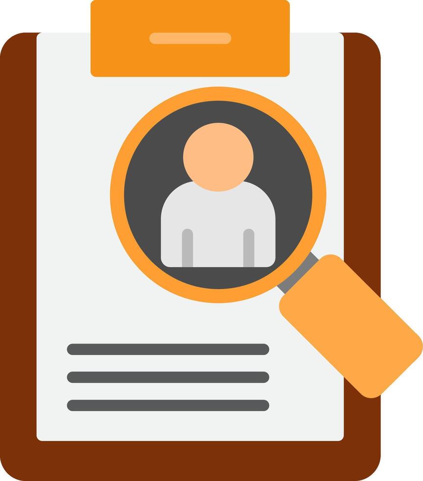Recruitment Flat Icon vector
