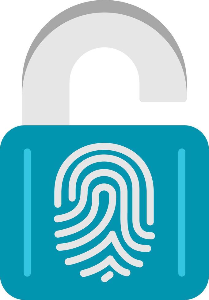 Unlock Flat Icon vector