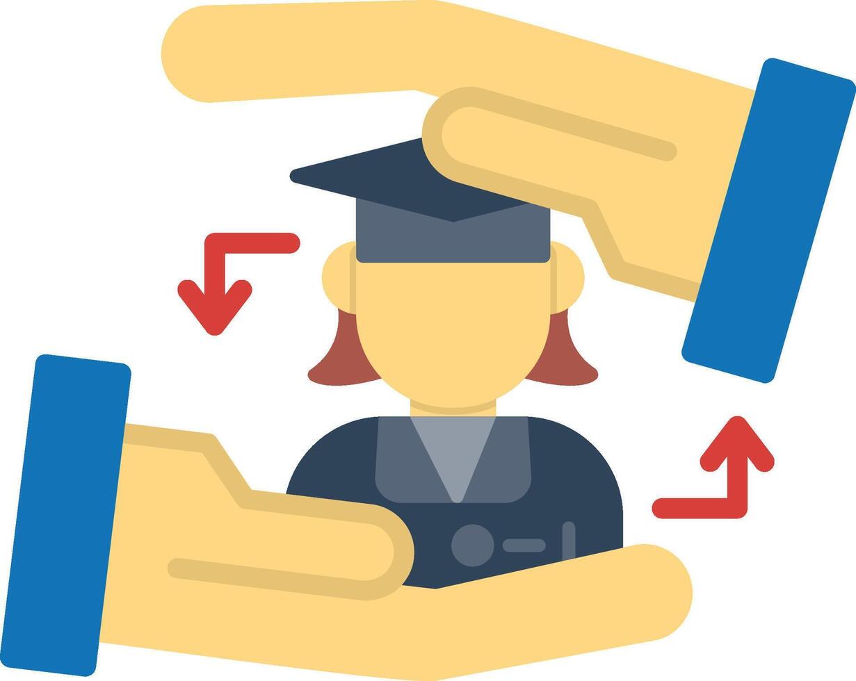Loyalty Flat Icon vector