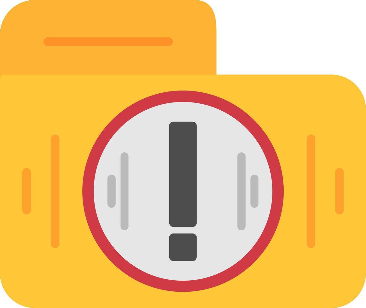 Folder Flat Icon vector