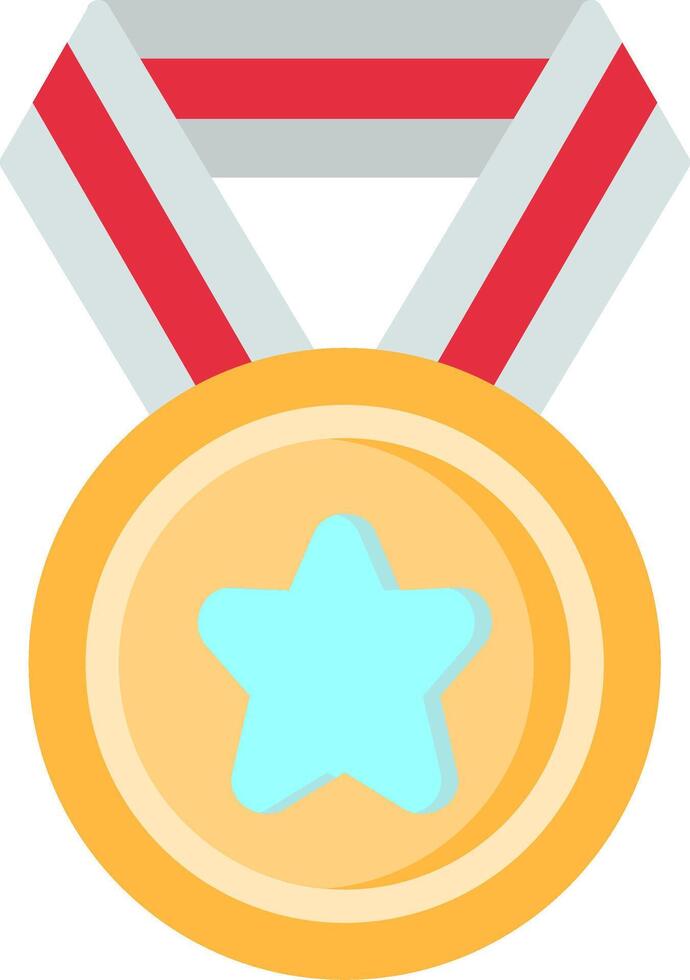 Medal Flat Icon vector