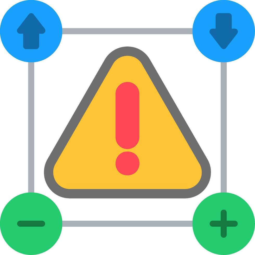 Probability Flat Icon vector