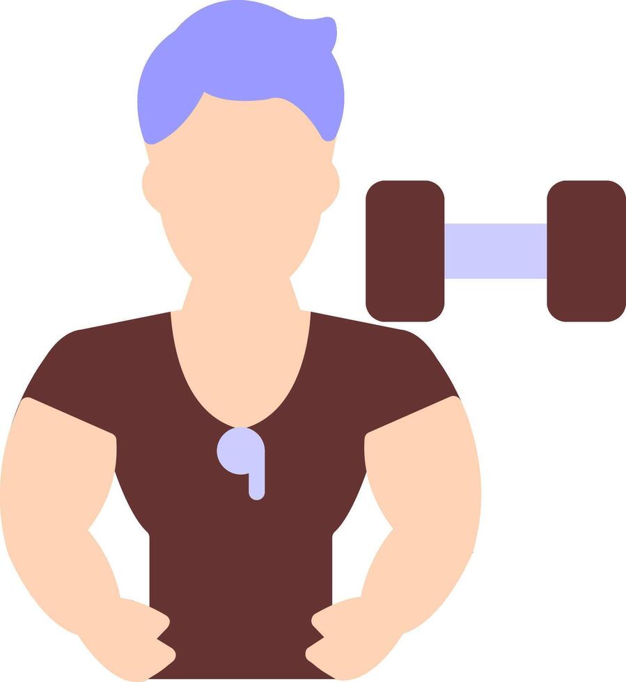 Trainer Flat Icon vector