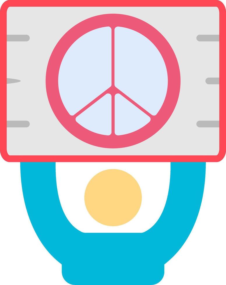 Activist Flat Icon vector