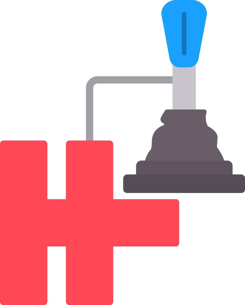 Gearbox Flat Icon vector