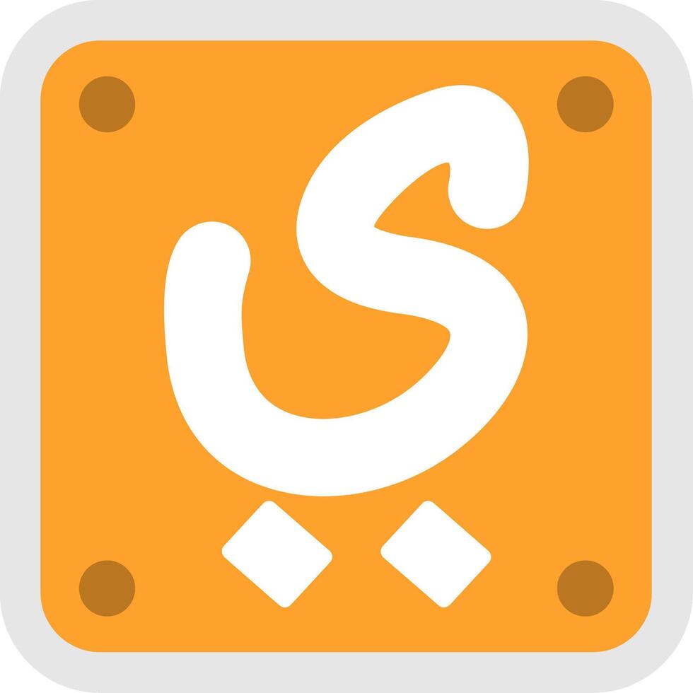 Arabic Language Flat Icon vector