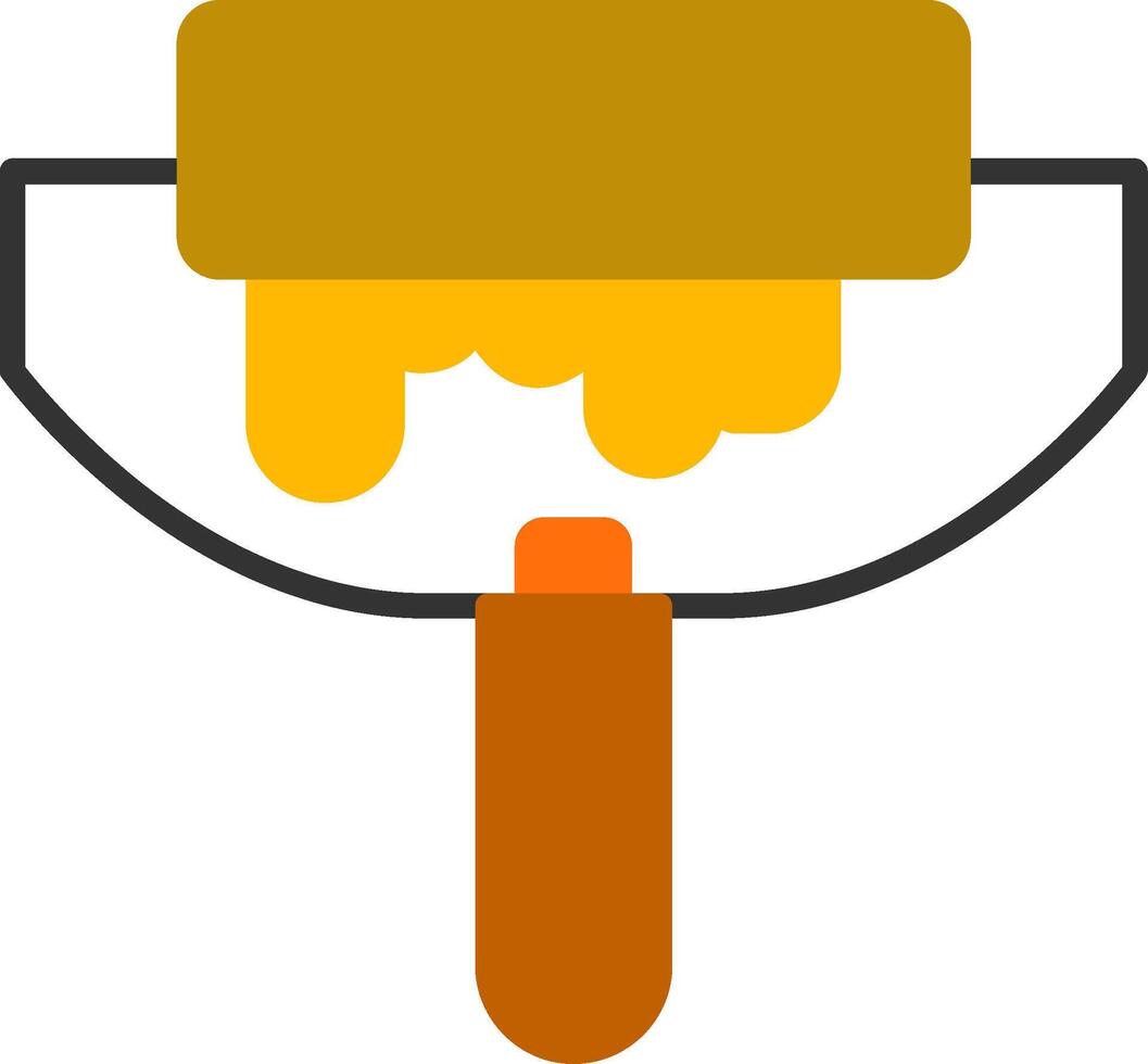 Paint Rolle Flat Icon vector