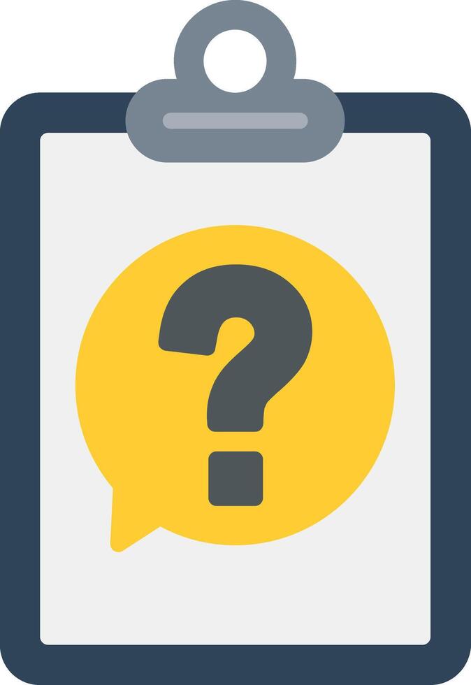 Clipboard Flat Icon vector
