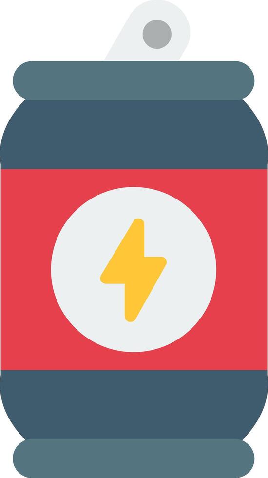 Energy Drink Flat Icon vector