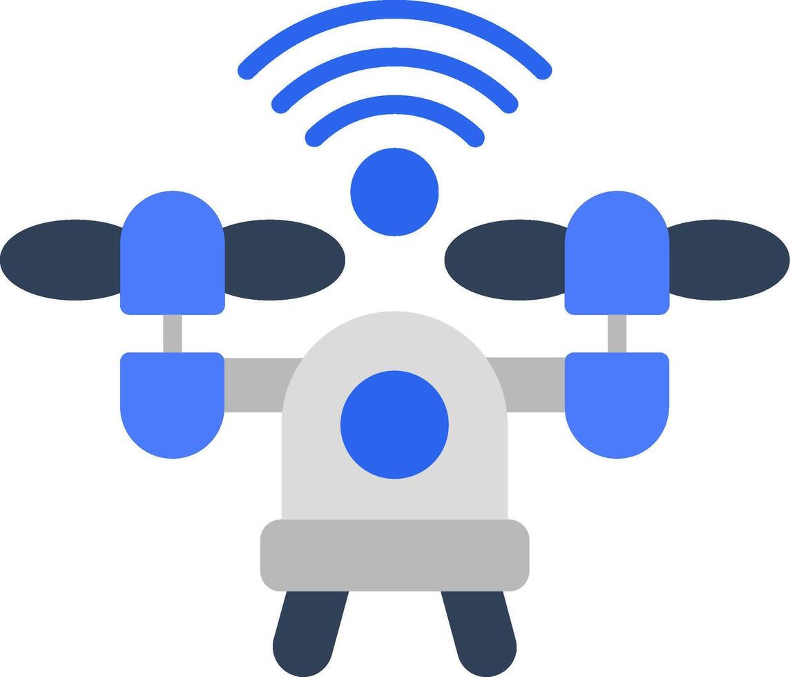 Drone Flat Icon vector
