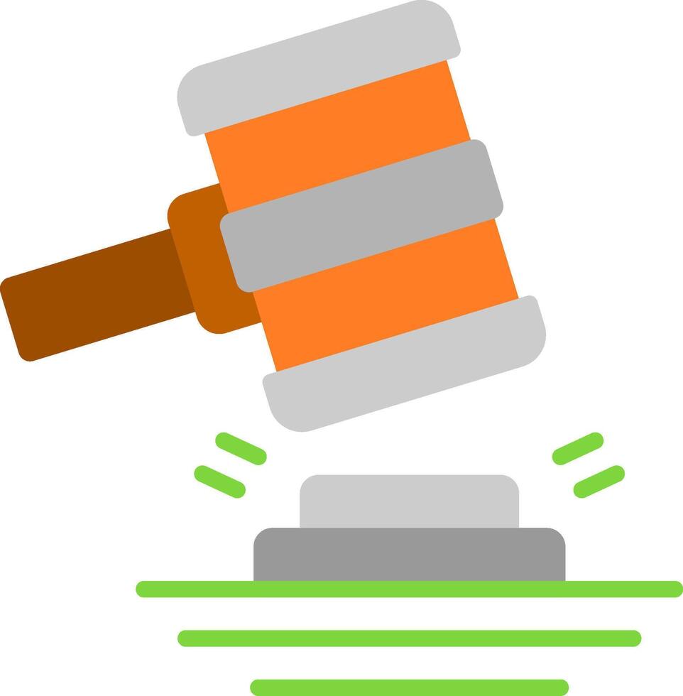 Law Flat Icon vector