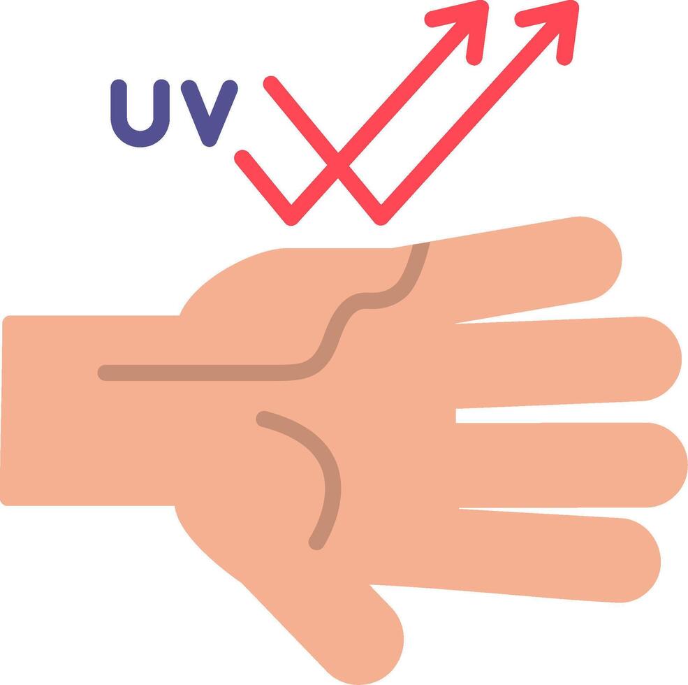 Hand Flat Icon vector