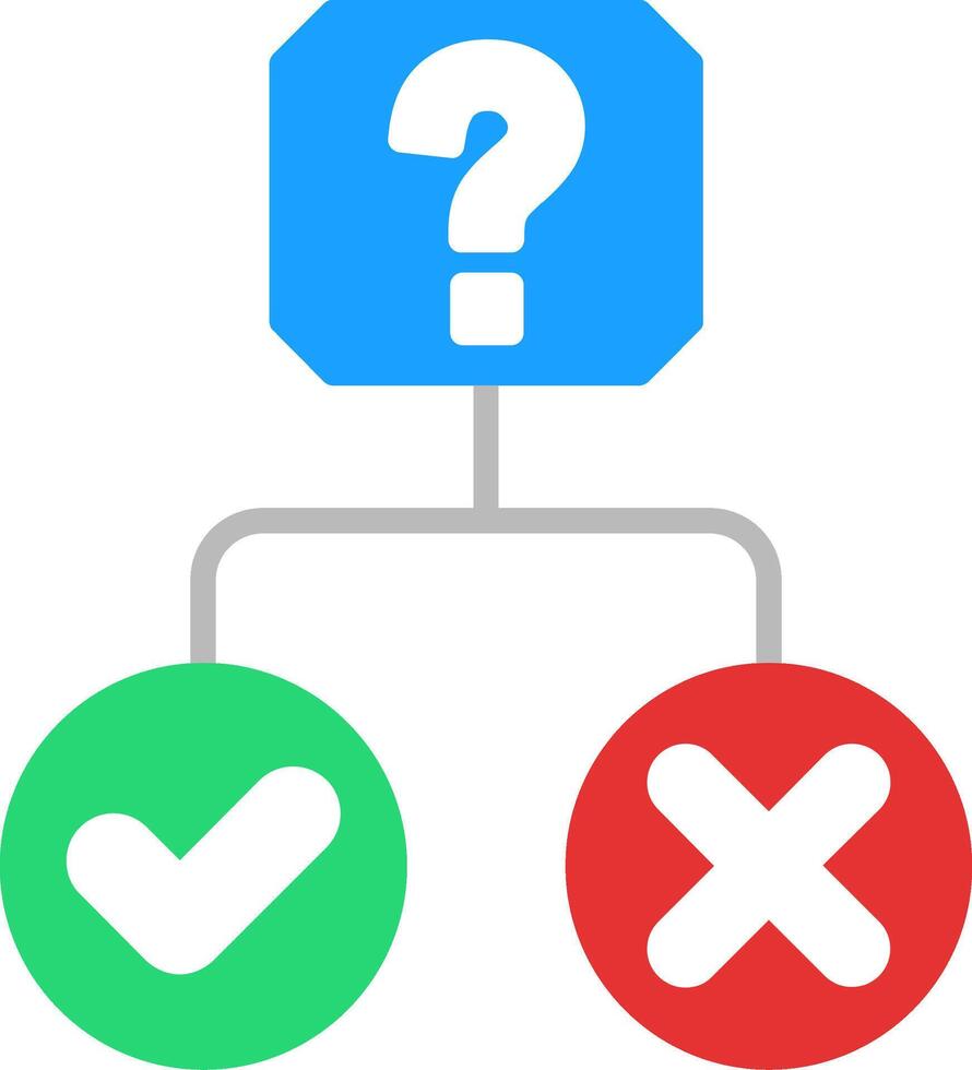 Option Flat Icon vector