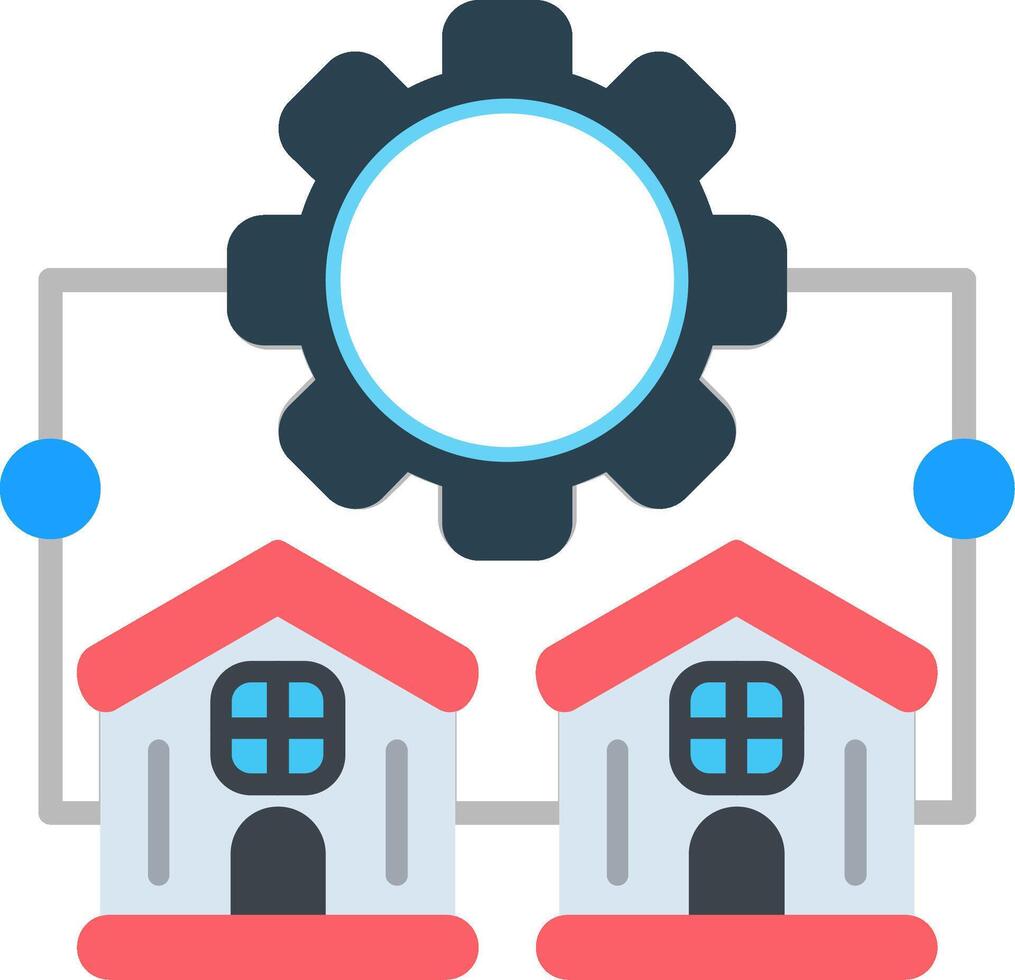 Management Flat Icon vector