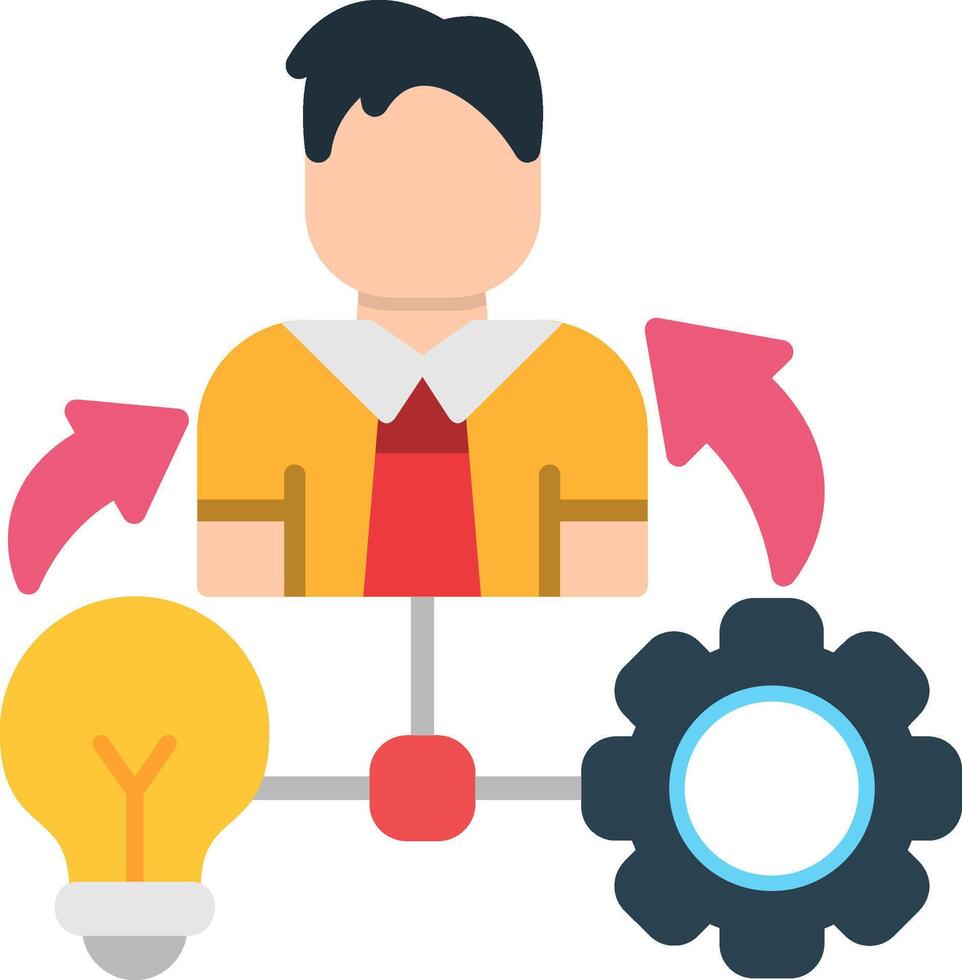Organizational Flat Icon vector