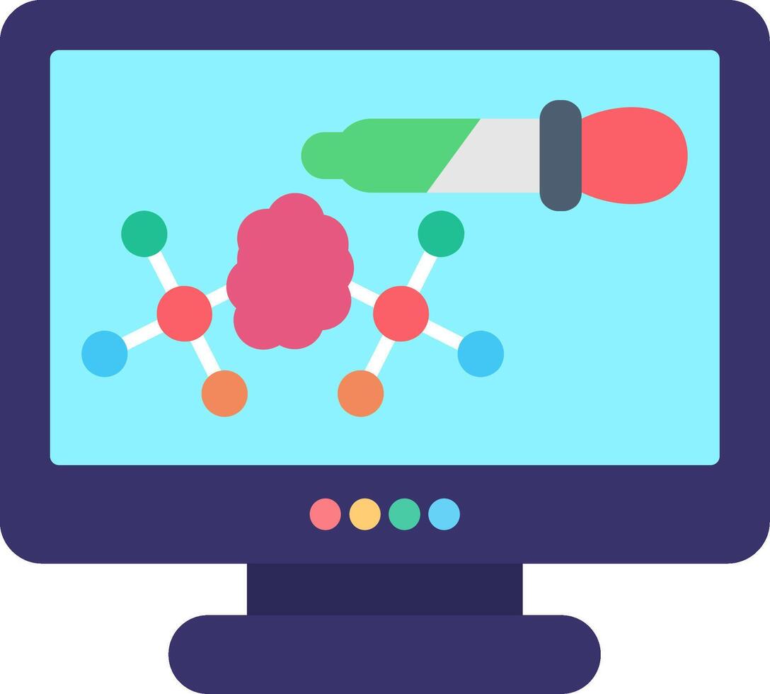 Pipette Flat Icon vector