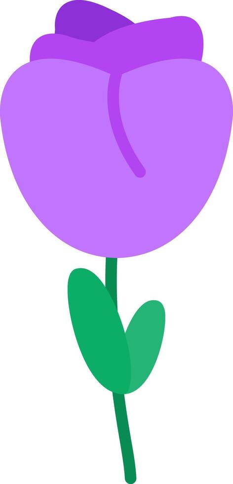 Rose Flat Icon vector