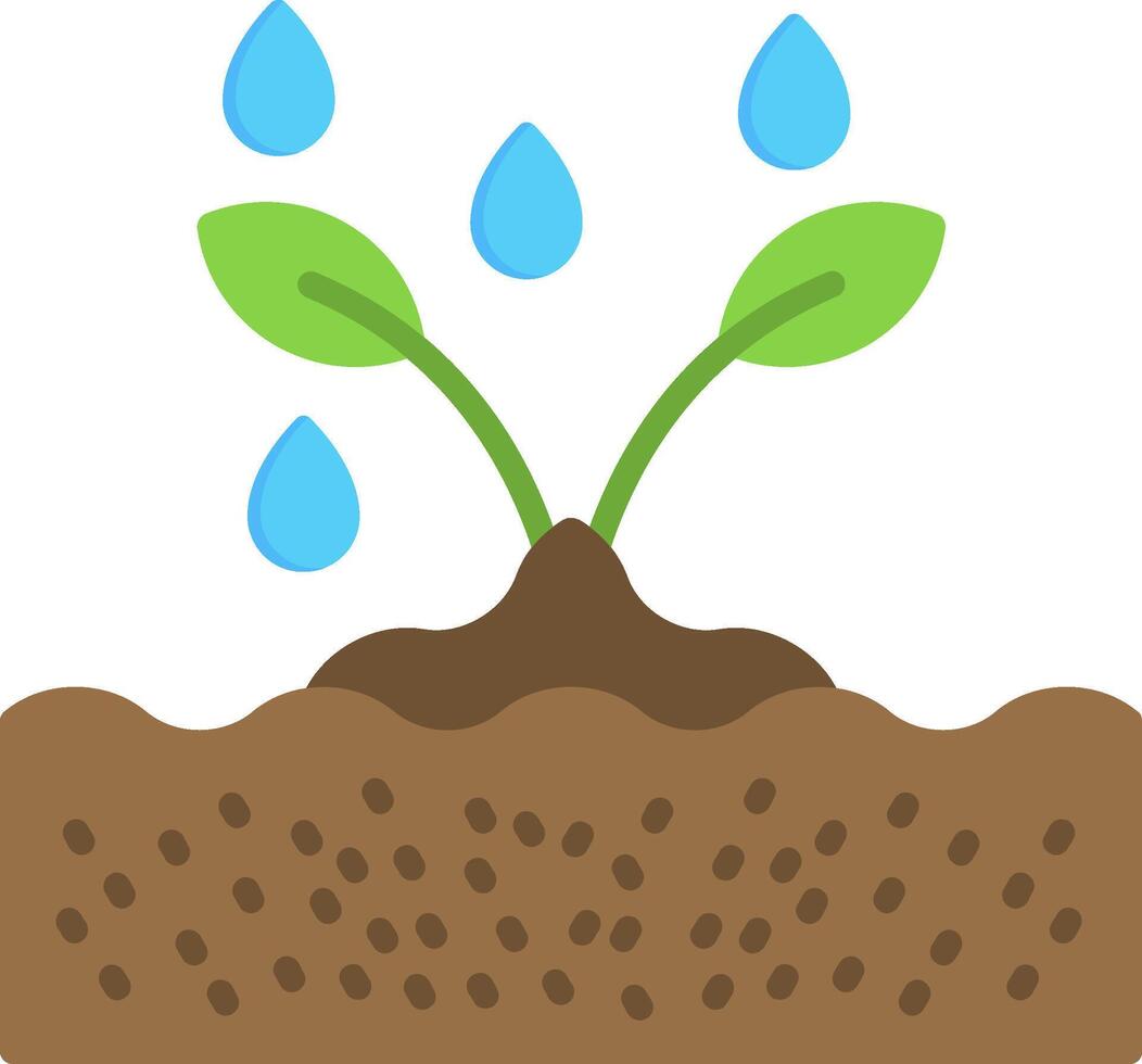 Soil Flat Icon vector