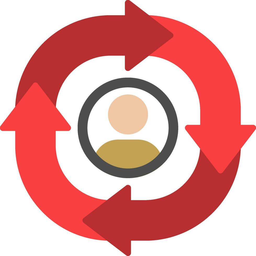 Change Flat Icon vector