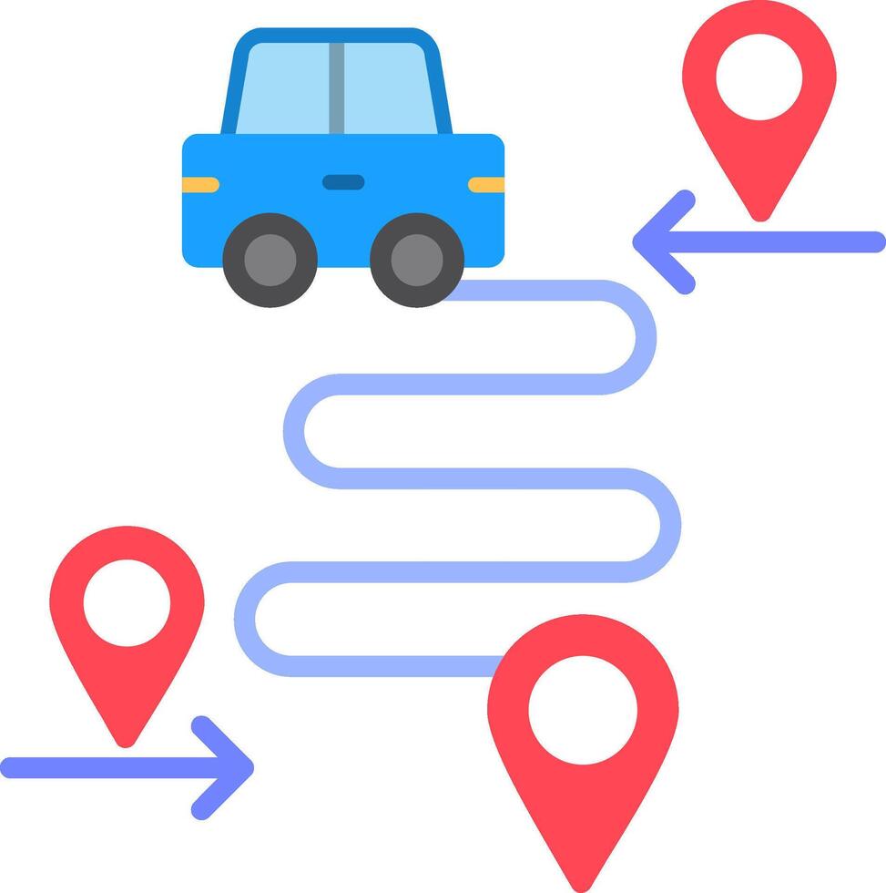 Destinations Flat Icon vector