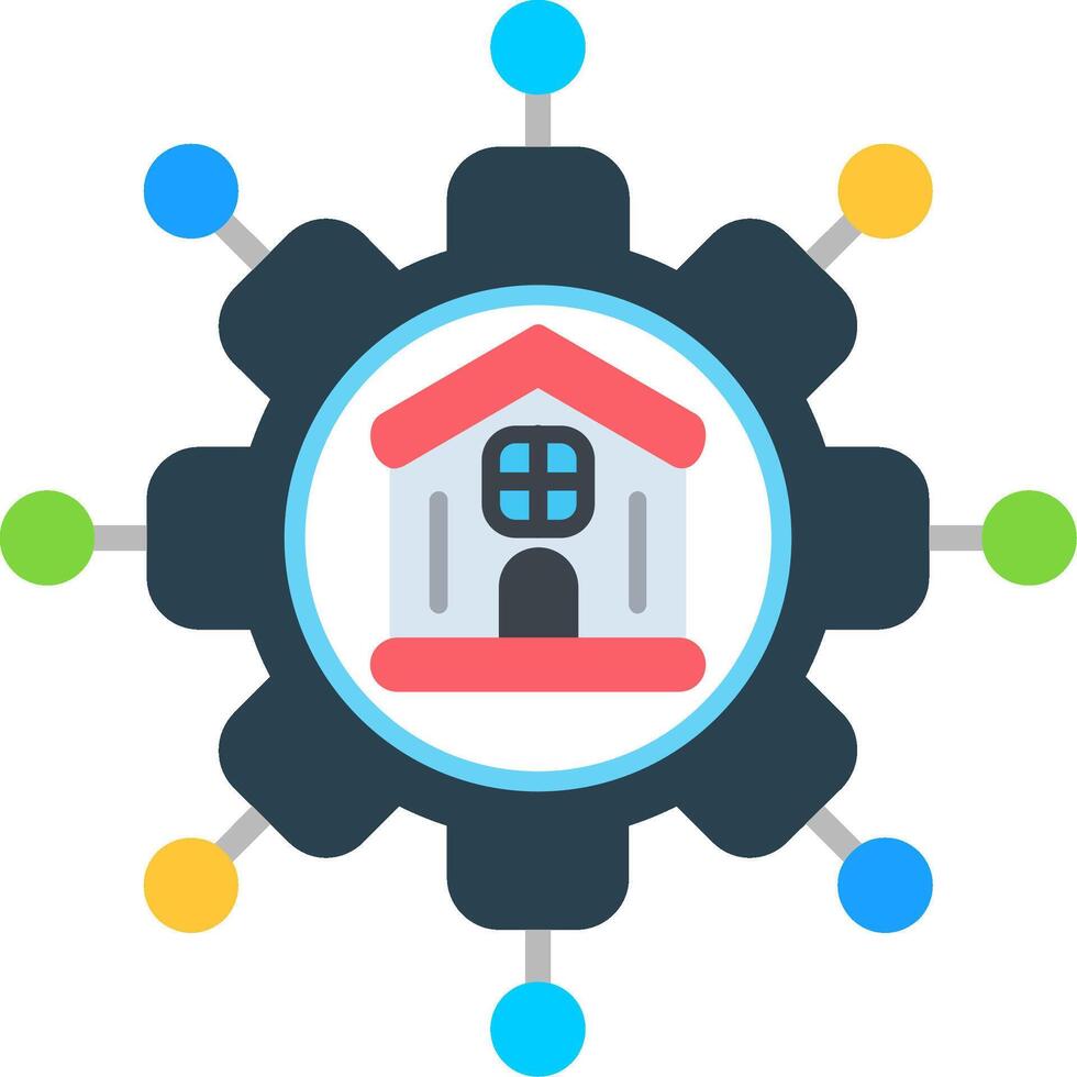 Management Flat Icon vector