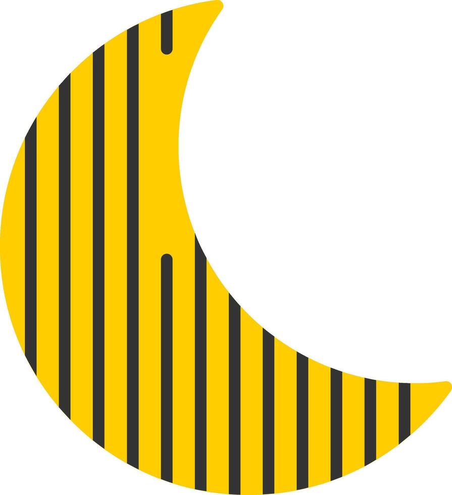 Moon Flat Icon vector
