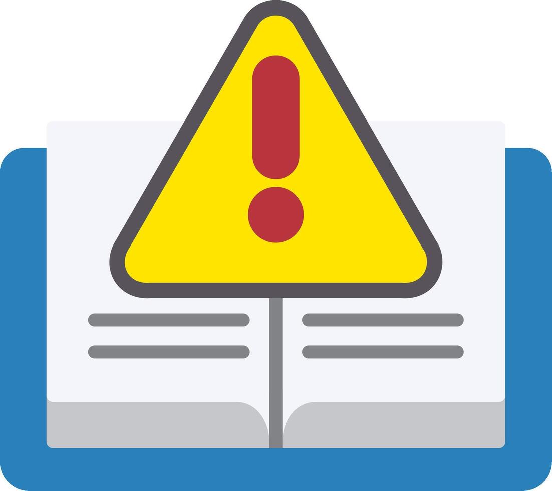Regulations Book Flat Icon vector