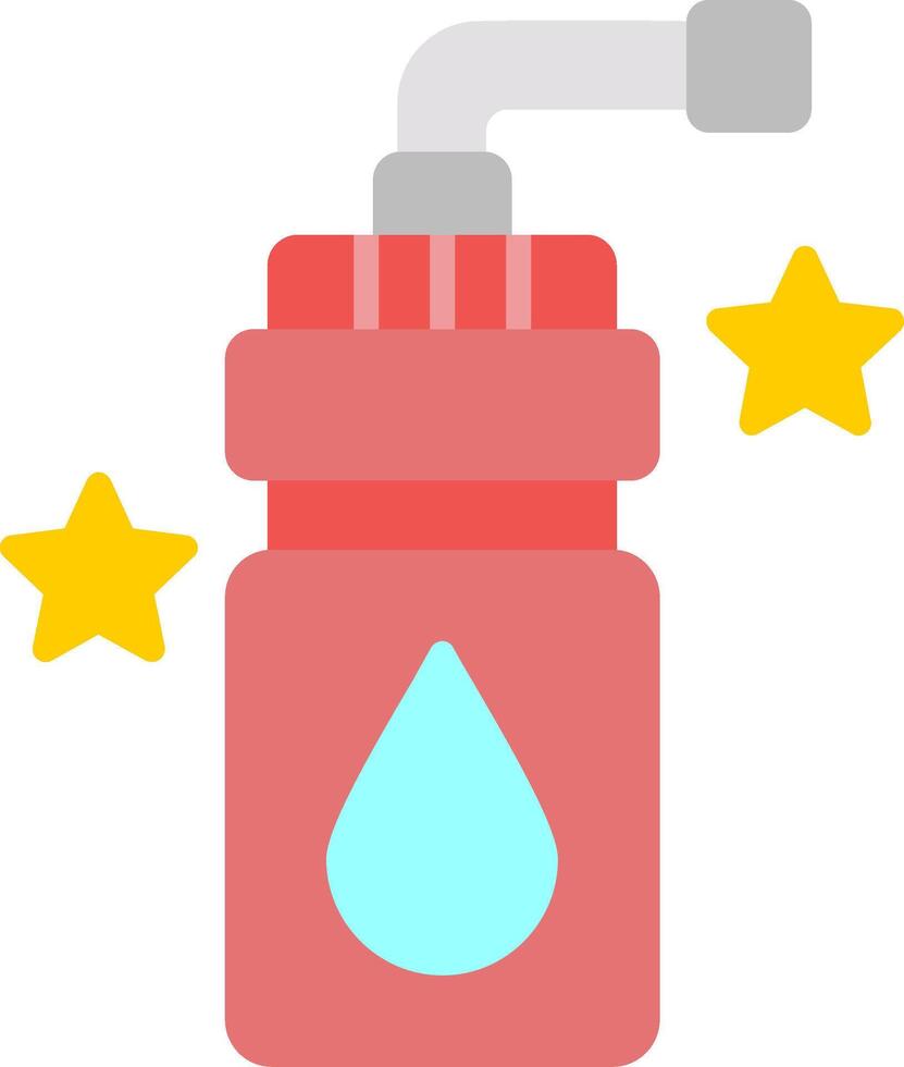 Water Bottle Flat Icon vector