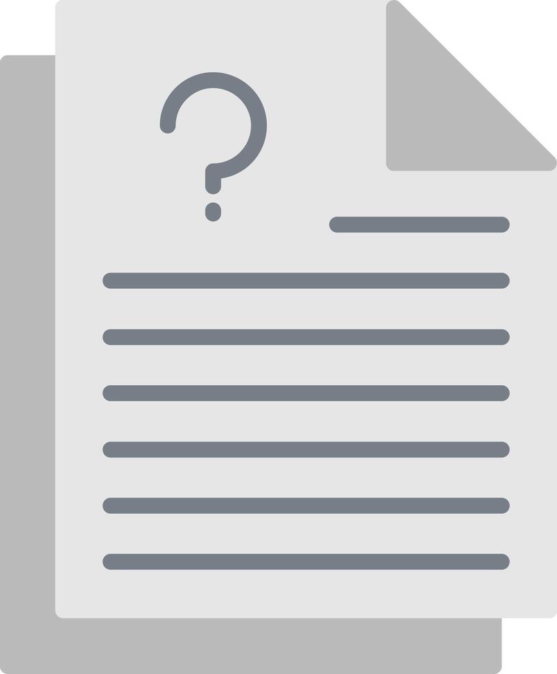Ask Flat Icon vector