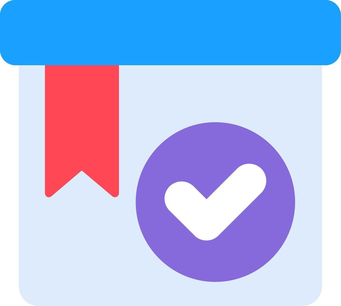 Approved Flat Icon vector