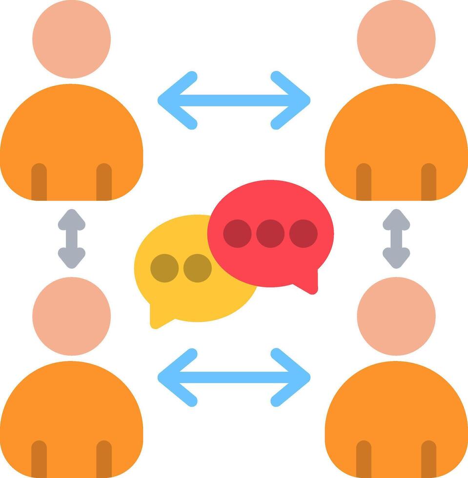 Communication Flat Icon vector