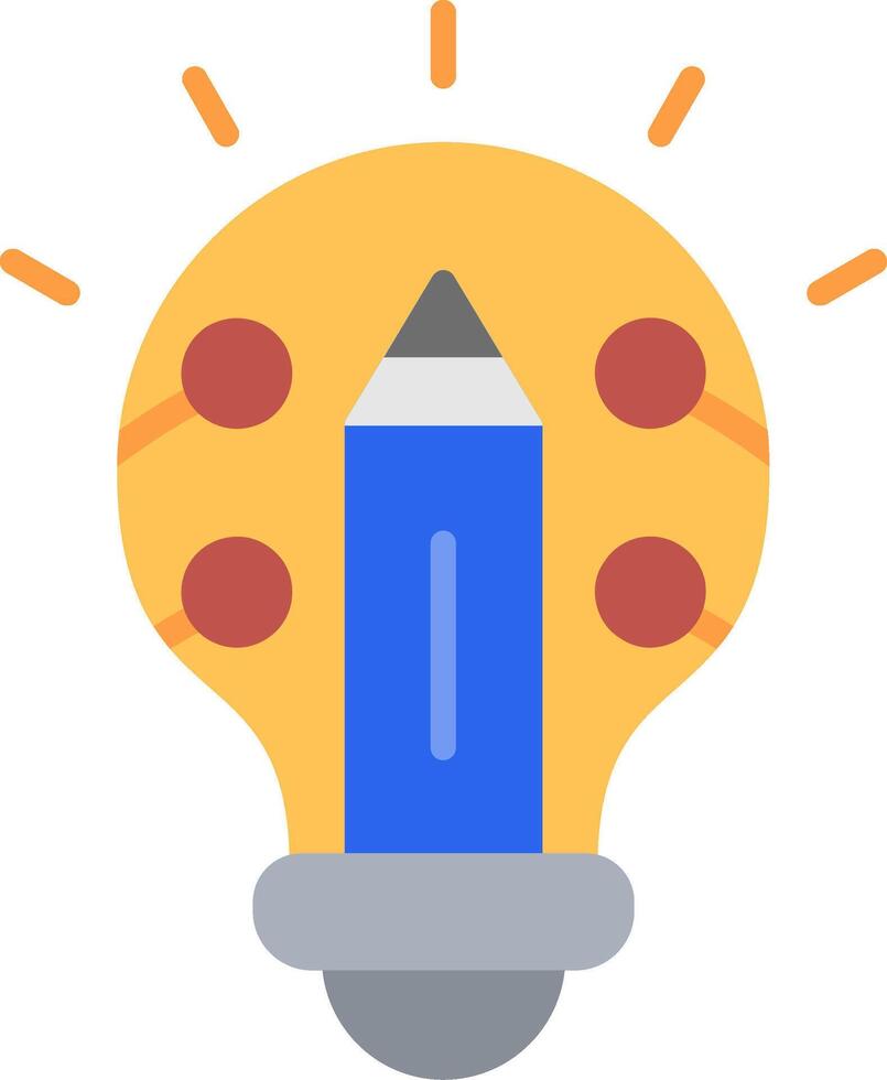 Creativity Flat Icon vector