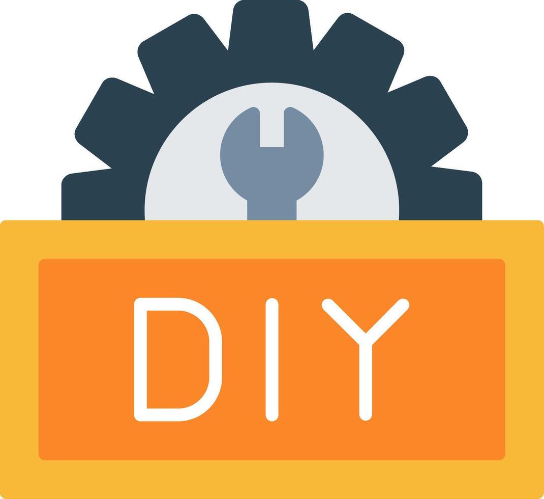 Do It Yourself Flat Icon vector