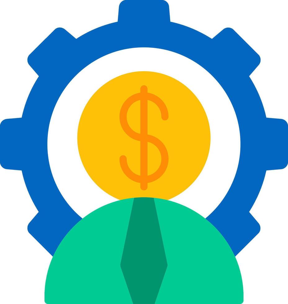 Businessman Flat Icon vector