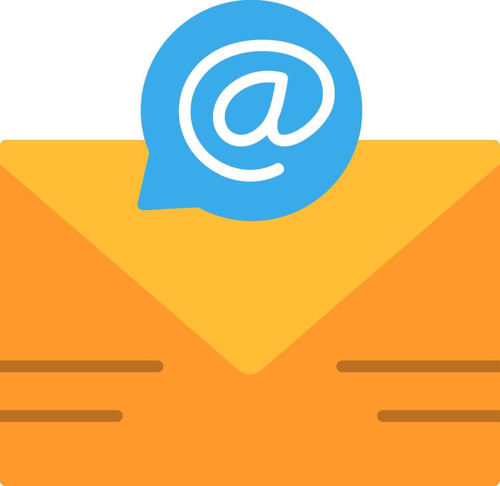 Email Flat Icon vector