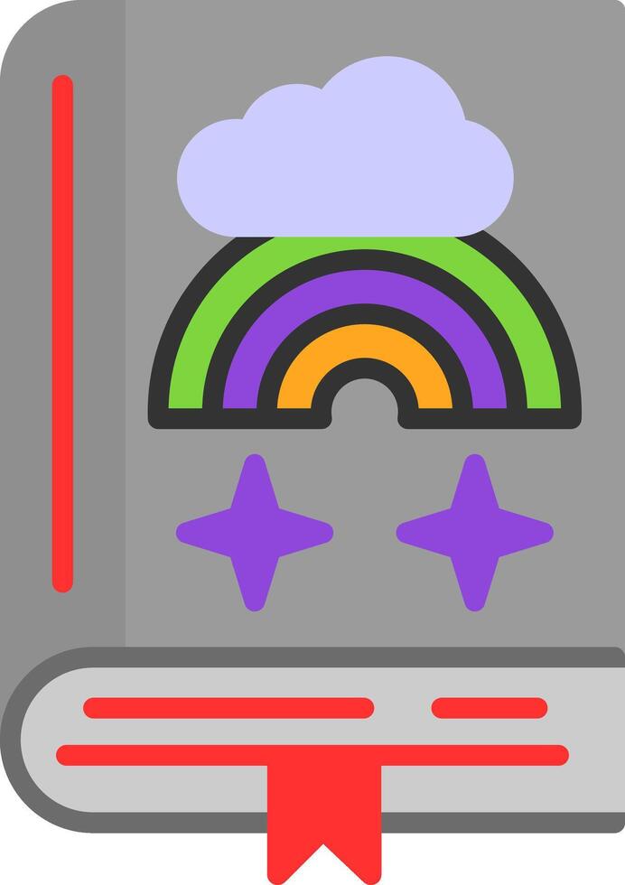 Fairy Tale Flat Icon vector