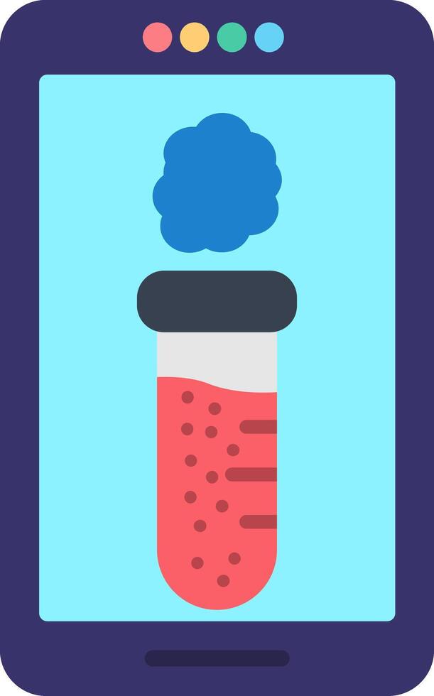 Mobile Flat Icon vector