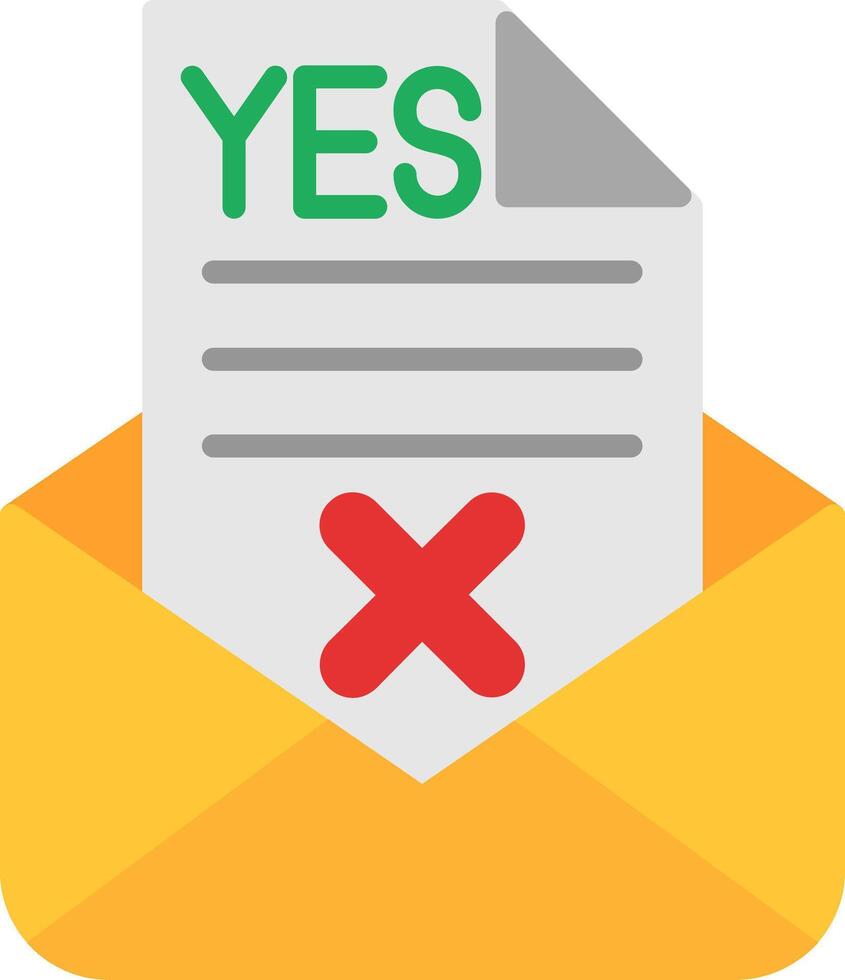 Mail Flat Icon vector