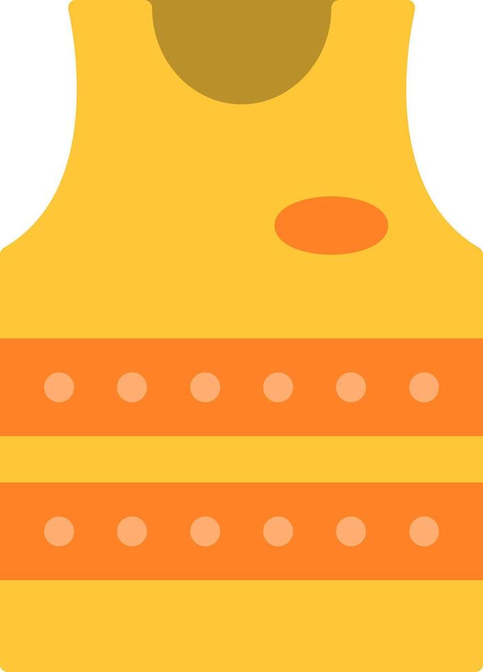 Summer Shirt Flat Icon vector