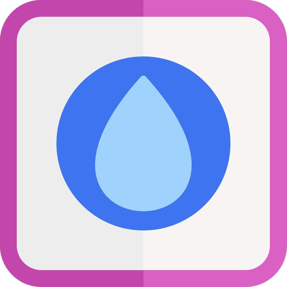 Water Drop Flat Icon vector