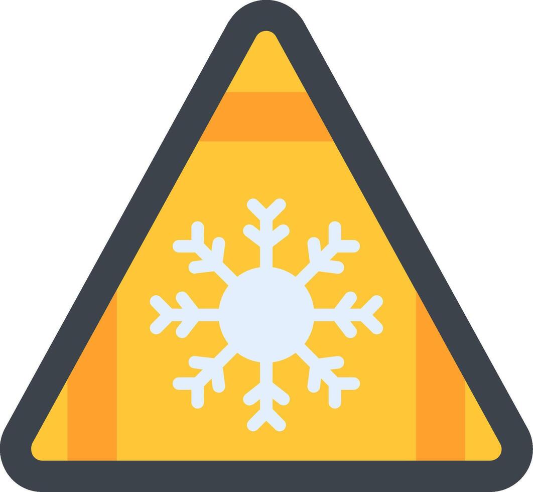 Snow Flat Icon vector