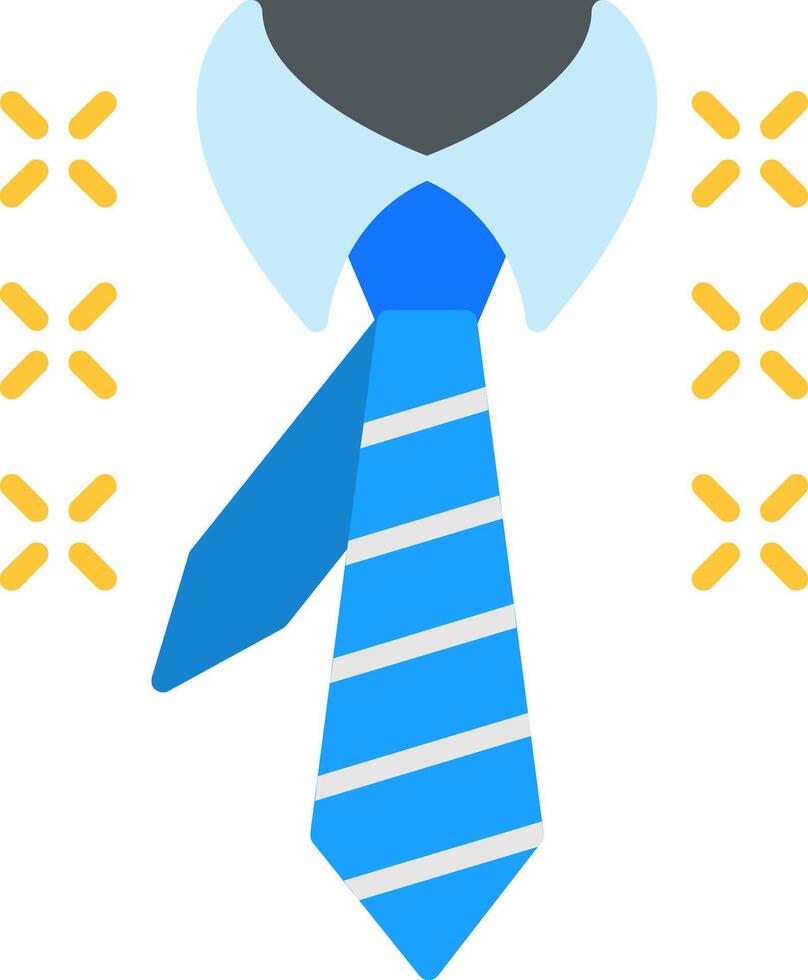 Tie Flat Icon vector