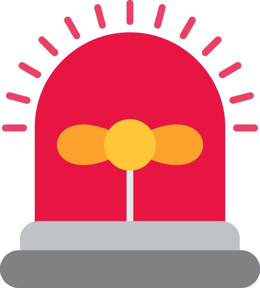 Siren Flat Icon vector